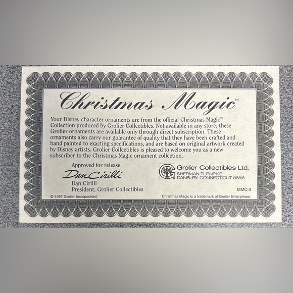 NEW Grolier 1995 Disney First Issue Christmas Ornament Simba - Picture 6 of 6